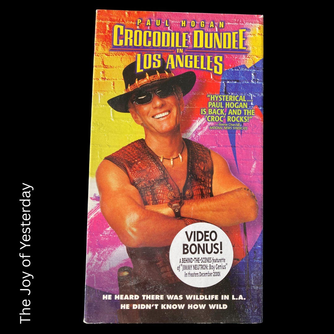 Crocodile Dundee in Los Angeles (2001). VHS Movie - Vintage VHS - Paul