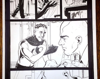 Original art from Civil War: Frontline, issue 6, page 6.