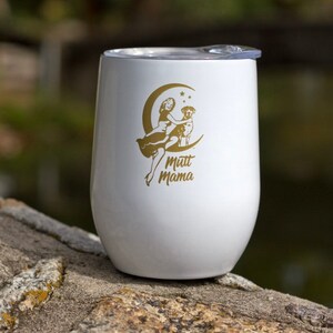Mutt Mama Stainless 10 oz Double-Walled Goblet w/lid