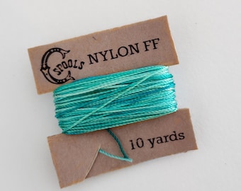 Nylon FF Hand-Dyed Thread For Bassoon/Oboe Reed Making - Turquoise