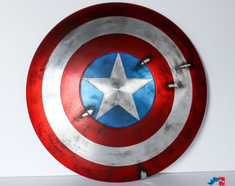 Captain America Shield Replica - "Captain America: The First Avenger" Shield - Captain America Cosplay - Metal Prop Replica