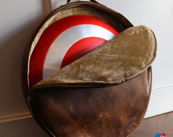 Leather Shield Bag for Captain America Shield - Endgame Replica