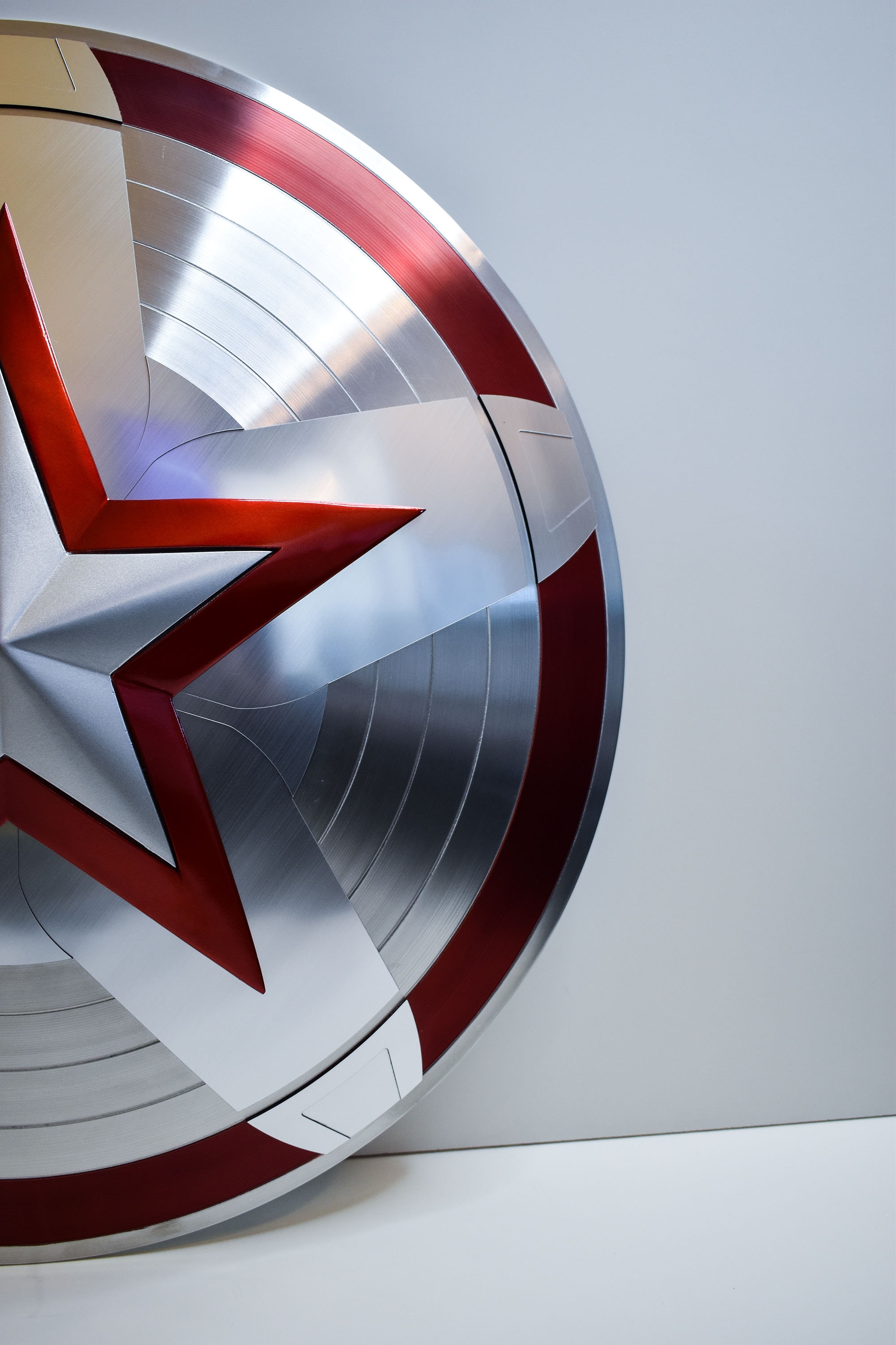 Red Guardian Shield Replica Metal Prop Replica for Red Etsy Australia