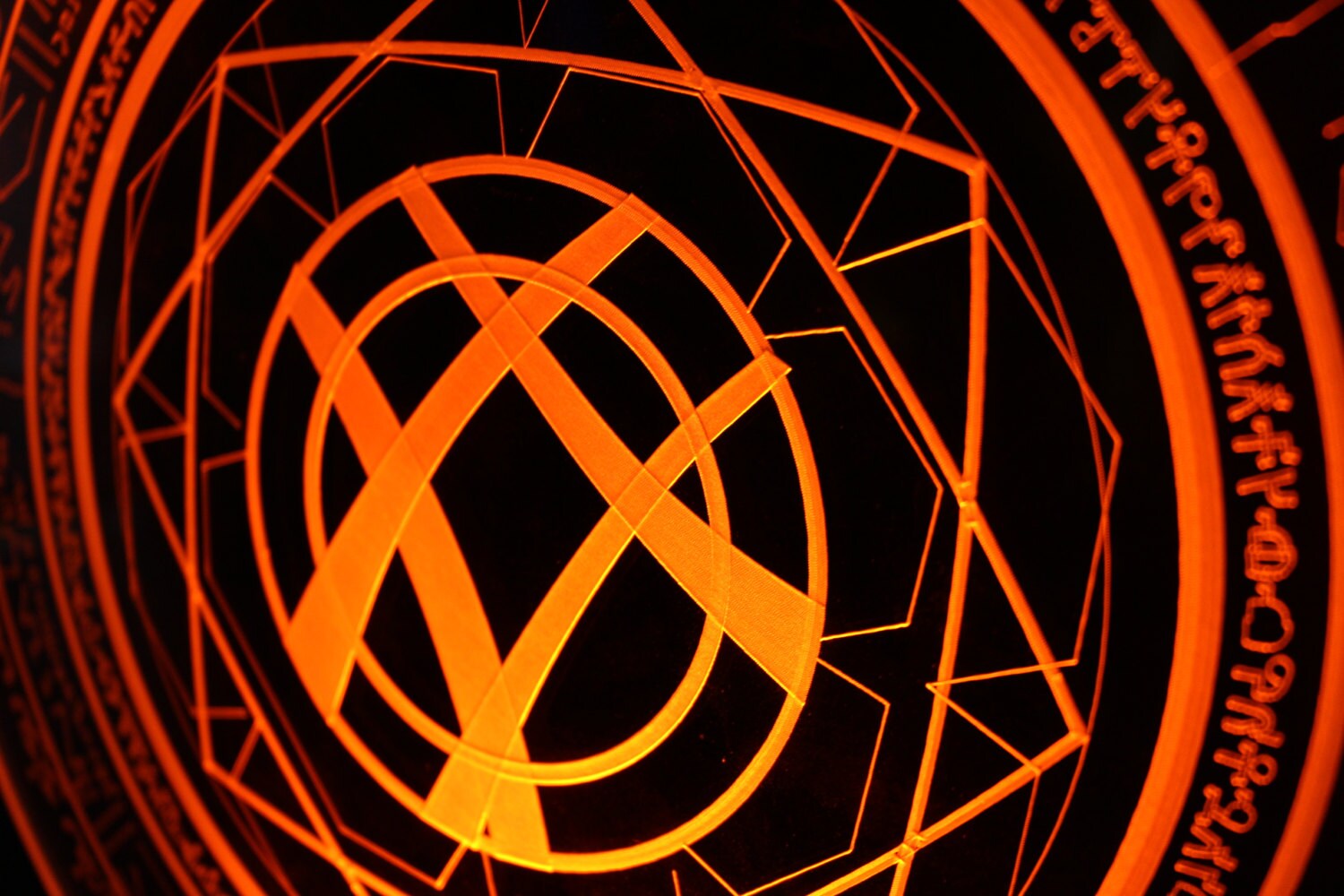 Doctor Strange Magic Symbol w/ Light base | Etsy