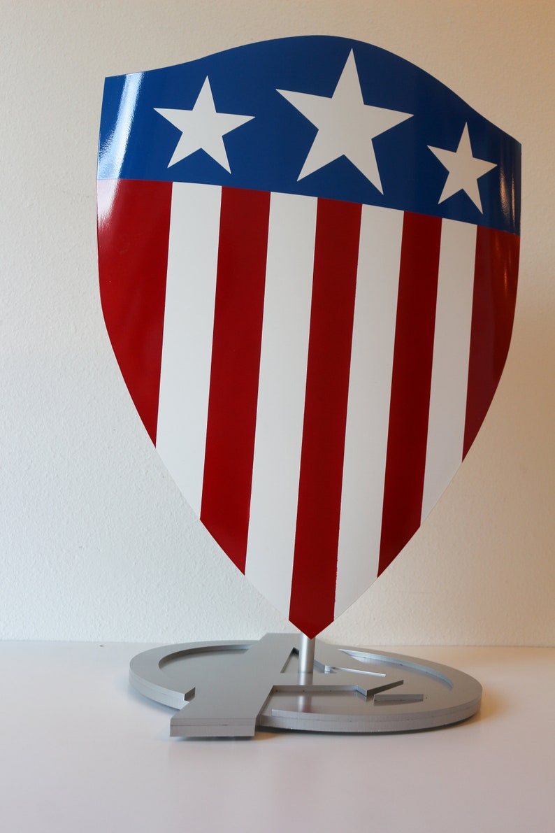 Captain America Shield Display Stand Etsy