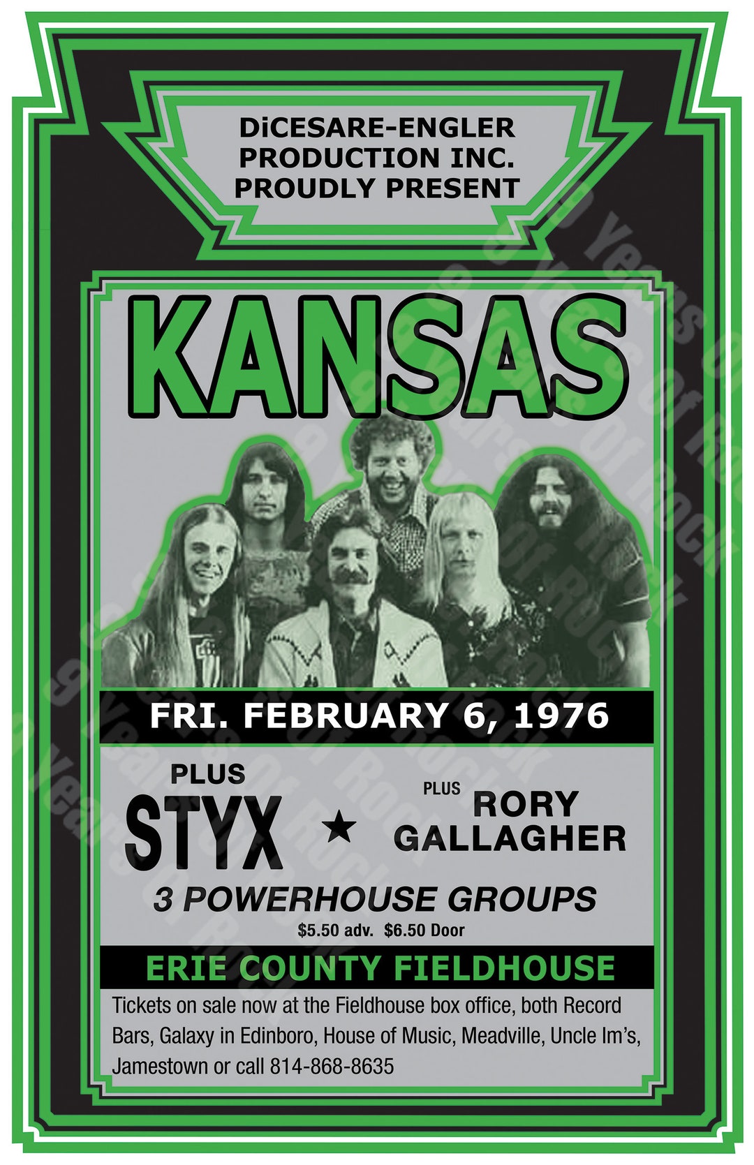 kansas 1976 tour dates
