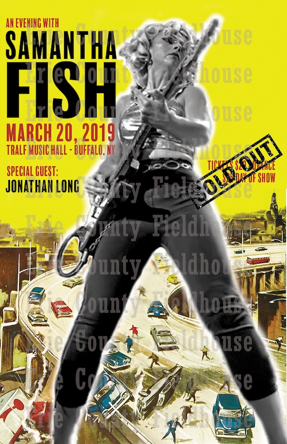 Samantha Fish Concert Poster Buffalo NY Etsy