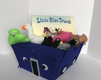 little blue truck plush toy
