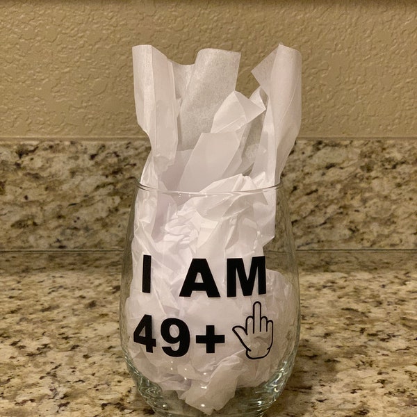 49 Middle Finger Wine Glass Etsy