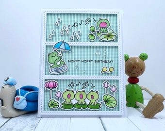 Handmade Card/Birthday Card/Frog Card