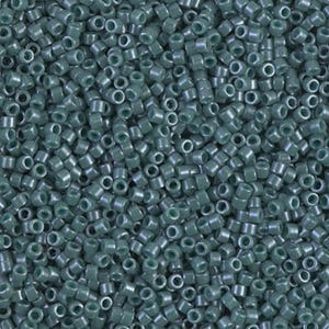 9.7 grams 11/0 Delica Mallard Glazed Luster DB0264 Cylinder Seed Bead