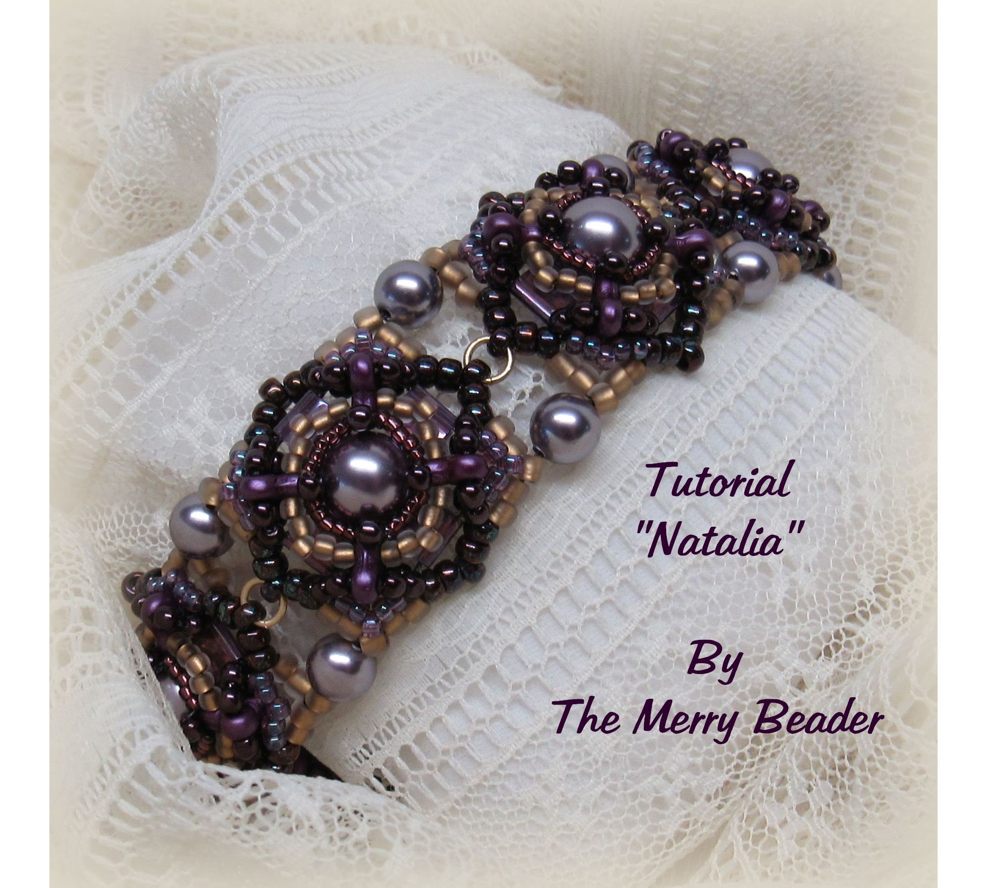 Tutorial Pattern natalia Tila Bead Trinity Bead - Etsy