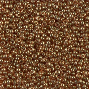 11/0 25 grams Topaz Gold Luster (RR311) Miyuki Rocaille Seed Beads