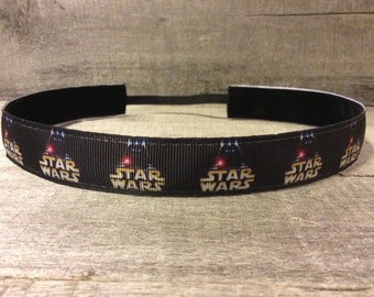 Star Wars Nonslip Headband, Noslip Headband, Workout Headband, Sports Headband, Running Headband, Athletic Headband