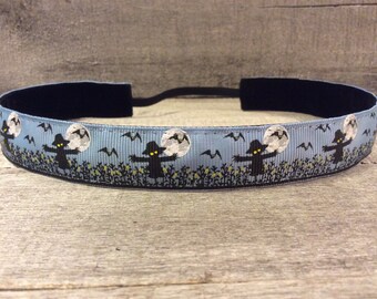 Scarecrow Nonslip Headband, Noslip Headband, Workout Headband, Sports Headband, Running Headband, Athletic Headband