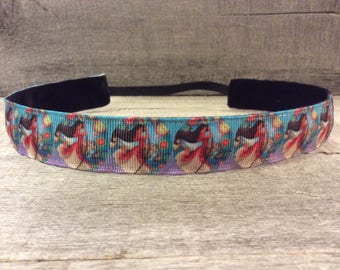 Princess Inspired KIDS Nonslip Headband, Noslip Headband, Workout Headband, Sports Headband, Running Headband, Athletic Headband