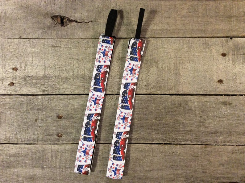 USA Nonslip Headband, Noslip Headband, Workout Headband, Sports Headband, Running Headband, Athletic Headband image 2