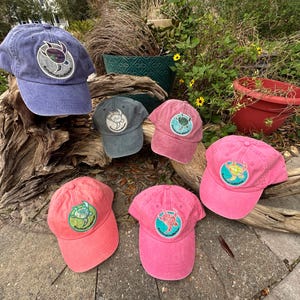 Ballcaps met zeeschildpadpatch, handgemaakt in de VS