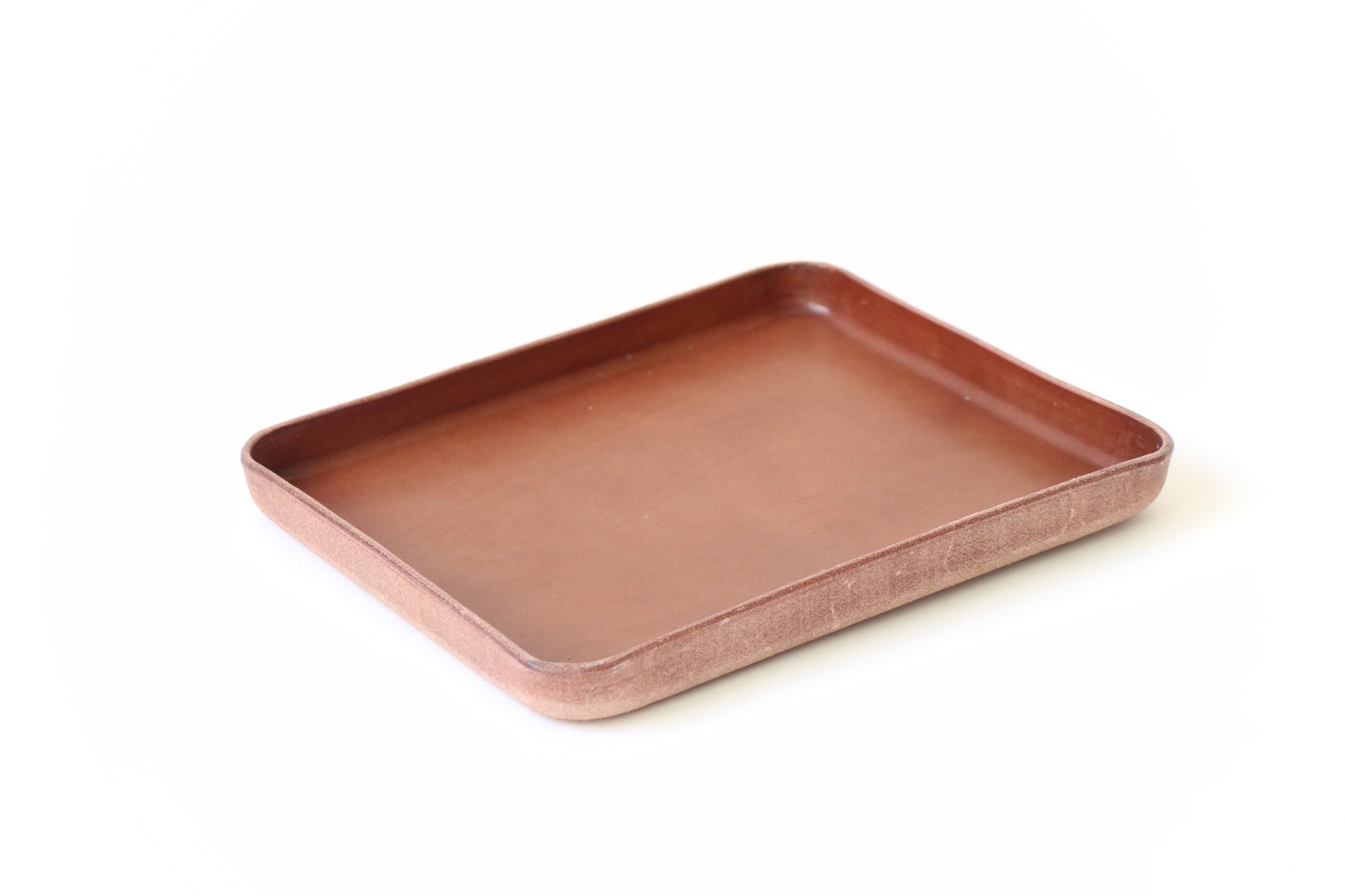 Brown - Handcrafted Fabric Valet Tray (12 x 10 in) 29