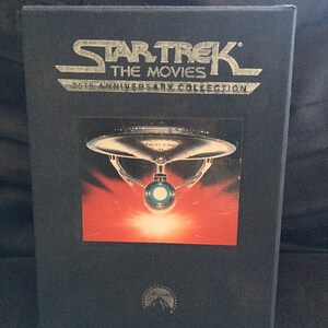 Star Trek: The Movies 25th Anniversary Collector&#39;s Edition 5 VHS Video Set