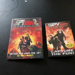 Spy Kids 1 and Spy Kids 2 promotional pins
