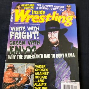 Vintage Inside Wrestling magazine Dec 1995 The Undertaker