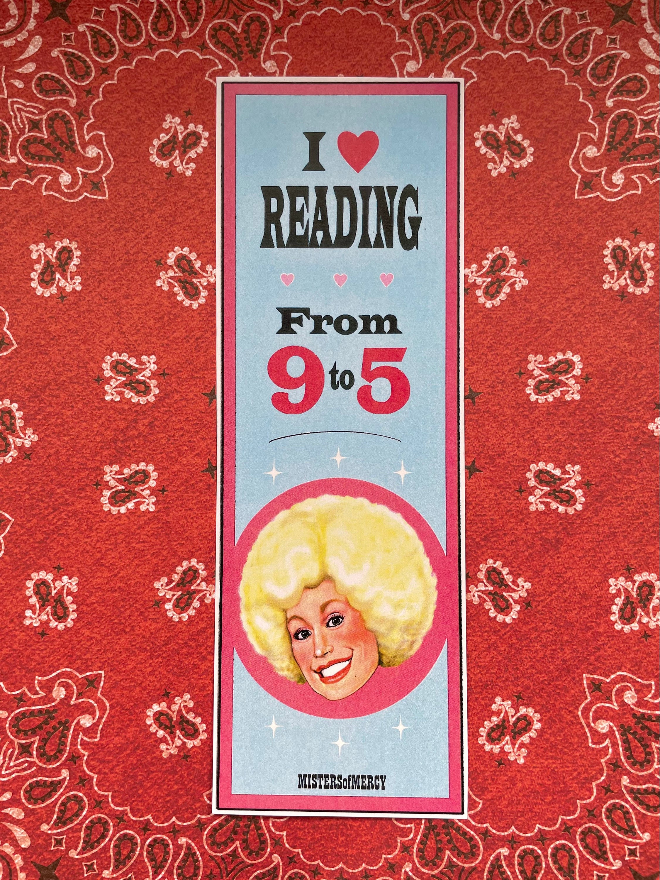 Dolly Parton themed bookmark. Etsy