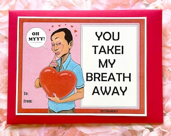 George Takei Valentine's Day Card