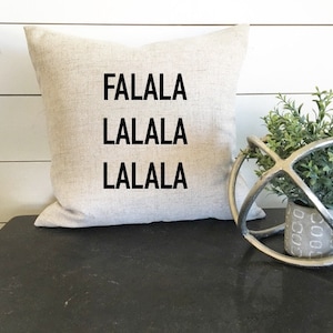 FA LA LA Pillow Cover 18 x 18 pillow FA LA LA Pillow Cover 18 x 18 pillow