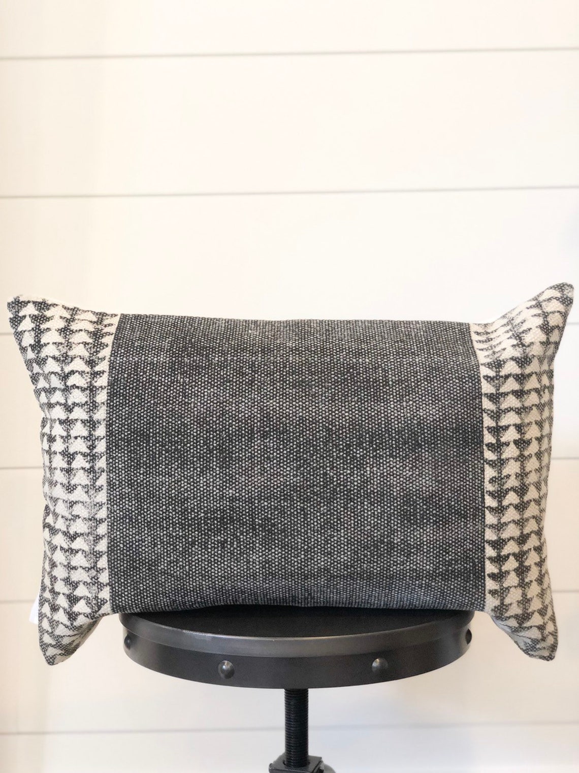 Mudcloth Kidney Pillow Cover 16 X 24 Block Printed Pillow Etsy