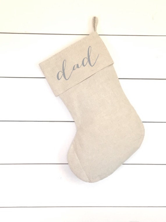dad christmas stocking