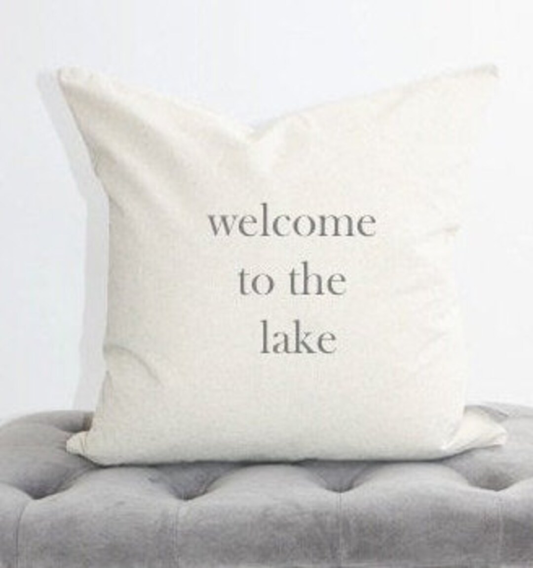 to the Lake Pillow Cover Lake Decor Housewarming Etsy