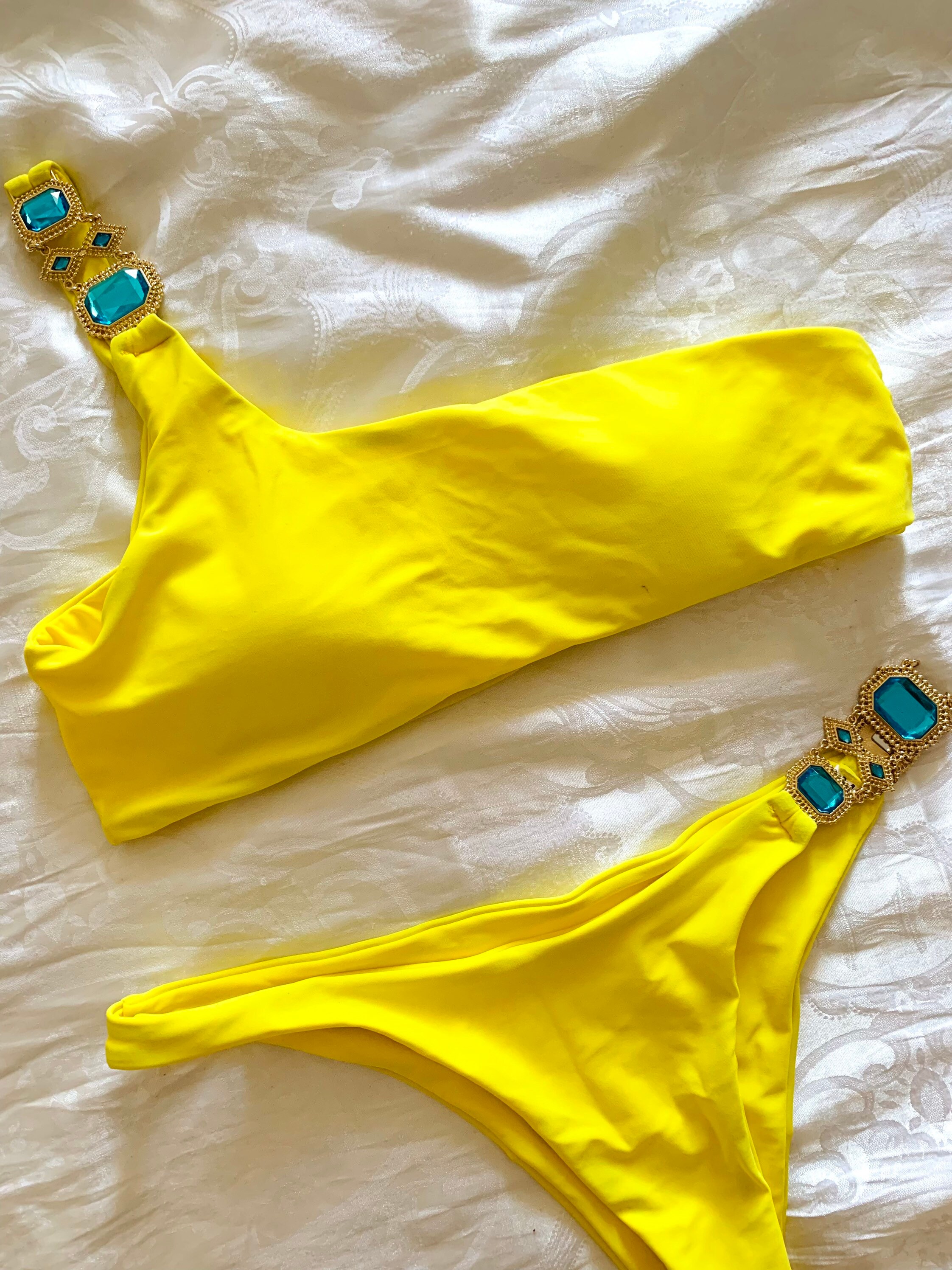 Bejeweled summer bikini sets