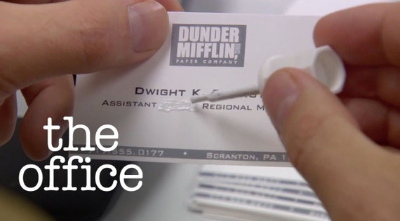 Dwight Schrute Business Card the Office | Etsy