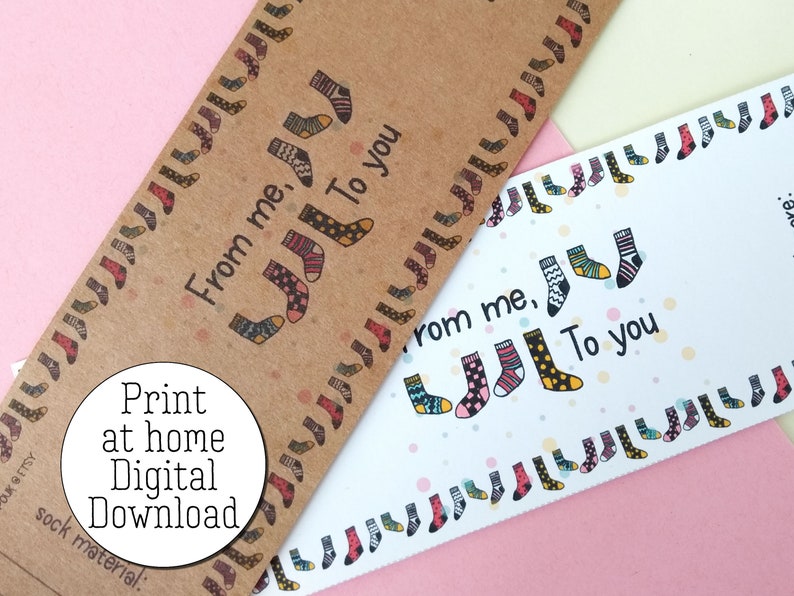 sock-label-sock-band-printable-instant-digital-download-etsy