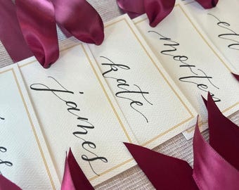 Ribbon Name Tags