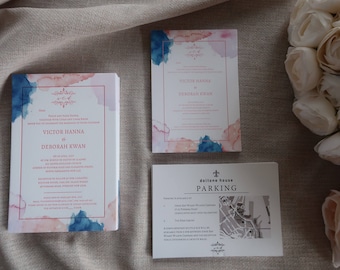 Wedding Invitations | Letterpress Wedding Invitation (A5 size)