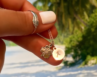 Collier de trèfle - Collier Shamrock - Collier de trèfle argenté Sterling - Dainty Four Leaf Clover Pendant - Lucky Clover Necklace