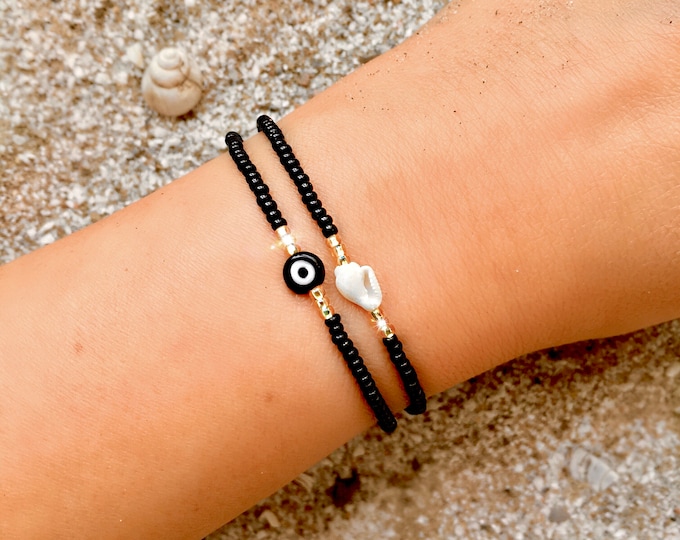 Eye Bracelet in Black