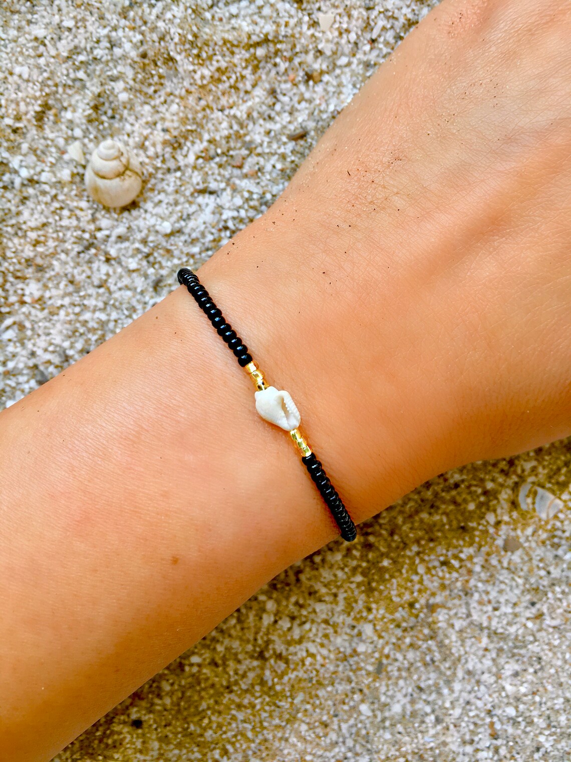 Black Evil Eye Bracelet Beaded Evil Eye Bracelet Greek Evil Etsy