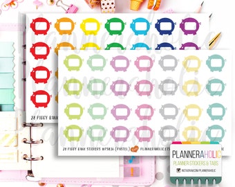 Piggy Bank Stickers, Planner Stickers, Life Planner (ECLP), Happy Planner | #PS036