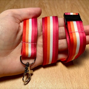 LESBIENNES - Lanières sur le thème LGBT+ - Fierté - Porte-clés - Porte-cartes
