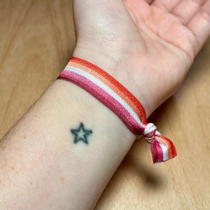 LESBISK - Elastiskt armband - Hårband - Pride - HBTQIA
