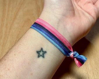 OMNISEXUAL- Elastic bracelet - Hair tie - Pride - LGBTQIA