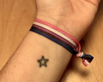 GENDER FLUID - Elastic bracelet - Hair tie - Pride - LGBTQIA