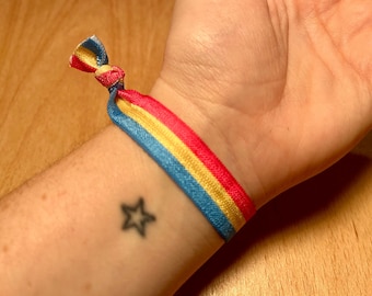 PANSEXUAL - Elastic bracelet - Hair tie - Pride - LGBTQIA