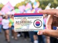 BISEXUAL Gay Pride identity card - Lifetime Membership Card -  LGBT Identity Card -  unique gift for the  rainbow community