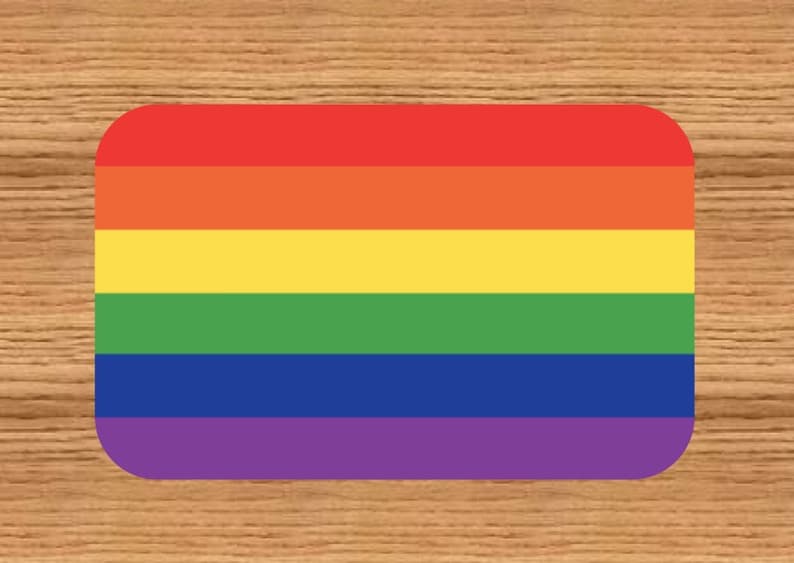 GAY Lifetime Membership Card Gay Pride Card LGBT Identity Card perfect rainbow community gift image 4
