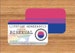 BISEXUAL Gay Pride identity card - Lifetime Membership Card - LGBT Identity Card - unique gift for the rainbow community
