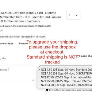 Double Identity LGBTQIA Lifetime Membership Card Gay Pride Card LGBT Identity Card perfect rainbow community gift image 2